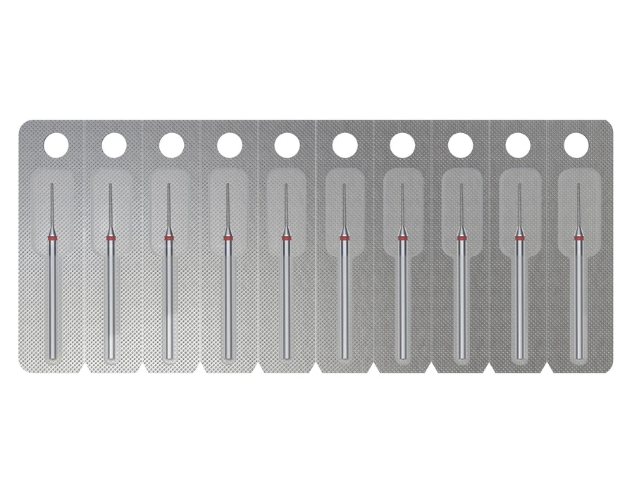 Diamant-Fräser “Nadel” FA80R010/10 rot, Durchmesser 1.0 mm - Ivaka Store