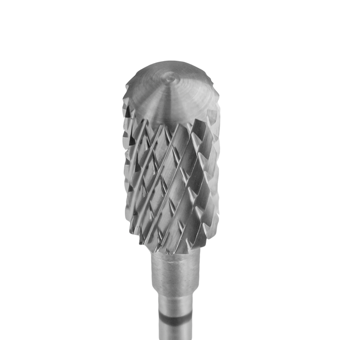 Hartmetall-Fräser “Zylinder abgerundet Safety” mit glatter Stirnseite FT31B060/14, Körnung mittel (blau), Durchmesser 6,0 mm - Ivaka Store