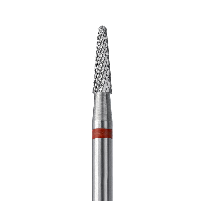 Hartmetall-Fräser “Kegel” STALEKS FT71R0 rot, verschiedene Körnungen und Durchmesser - Ivaka Store