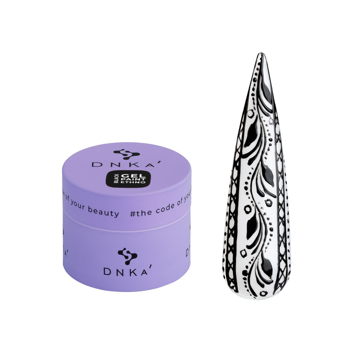 GEL PAINT ETHNO "DNKa", 5 ml BLACK