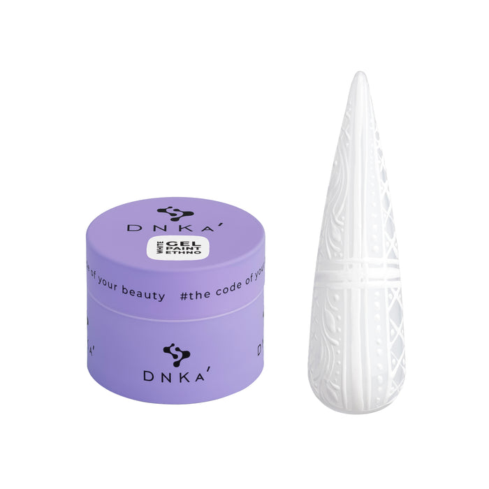 GEL PAINT ETHNO "DNKa", 5 ml WHITE - Ivaka Store