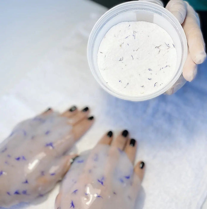 Shelly Hydrogel hand mask with cornflower petals, 200 g - Ivaka Store
