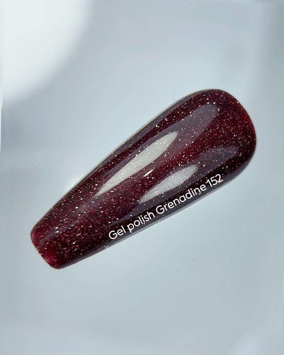 Gel polish NAILSOFTHEDAY Grenadine-152, 10 ml