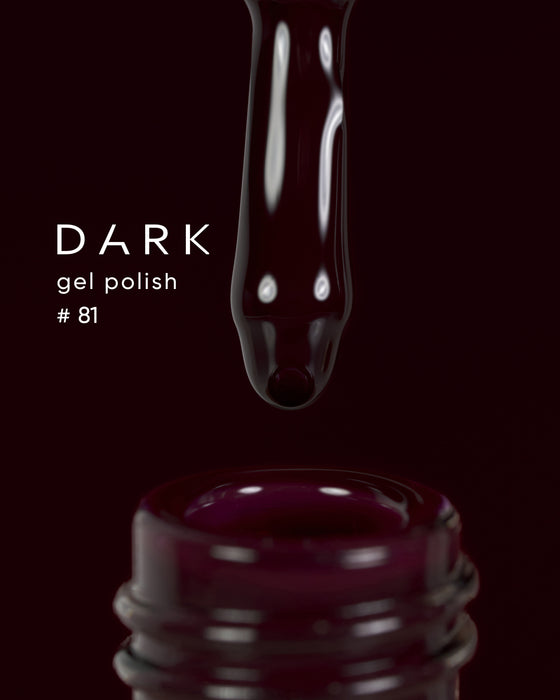 DARK Gel Polish 081, 6 ml - Ivaka Store
