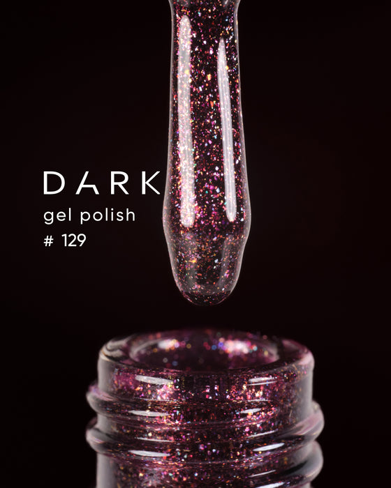 DARK Gel Polish 129, 10 ml - Ivaka Store