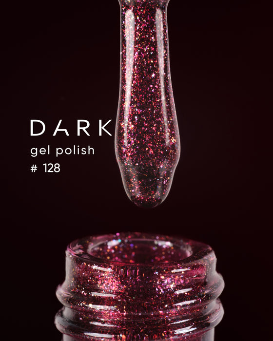 DARK Gel Polish 128, 10 ml - Ivaka Store