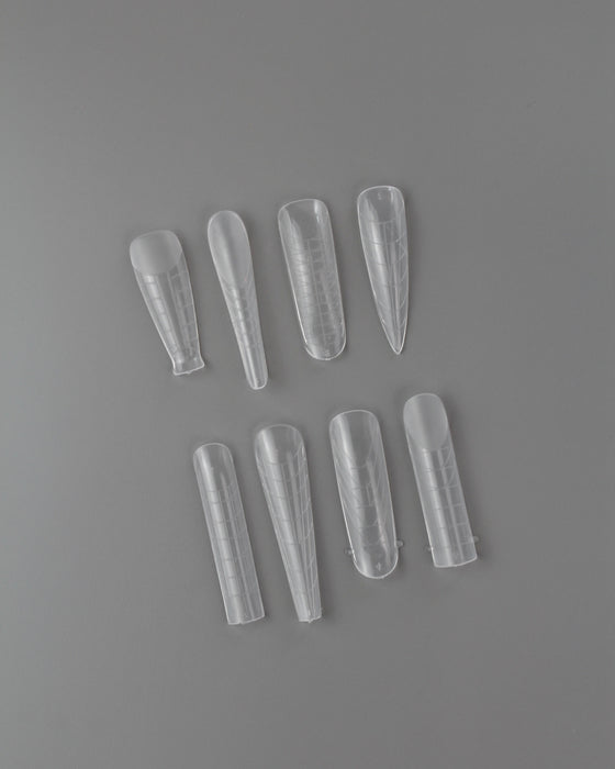TOUCH Nail Tips Upper forms modeling 288pcs, Mix 8in1 + molds