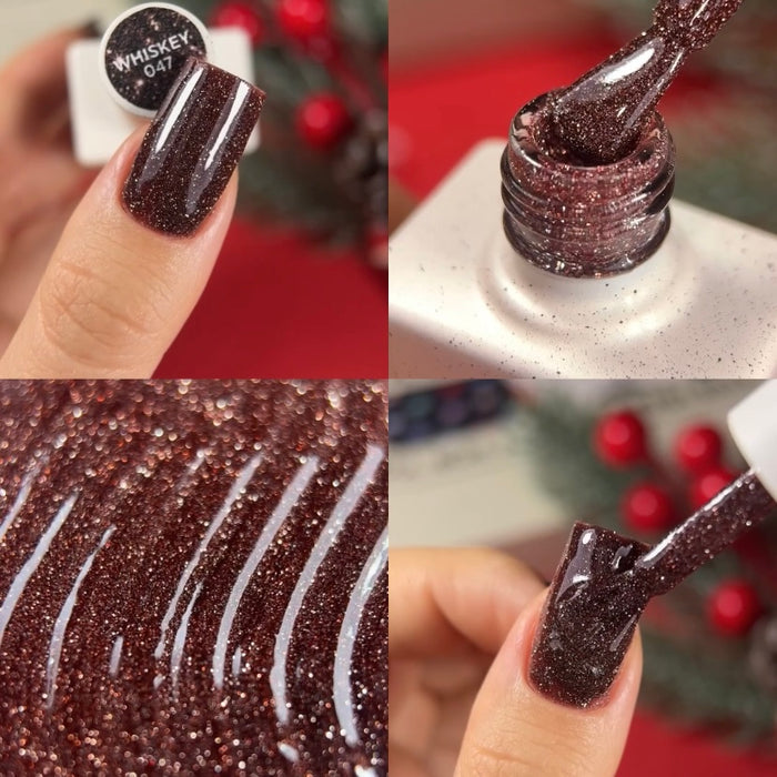 Gel polish NAILSOFTHEDAY Whiskey-047, 10 ml