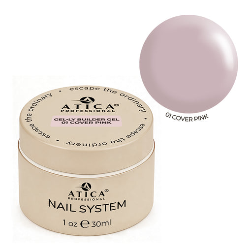 ATICA GEL-LY Sculpting Gel Cover 01 Pink, 30 ml - Ivaka Store