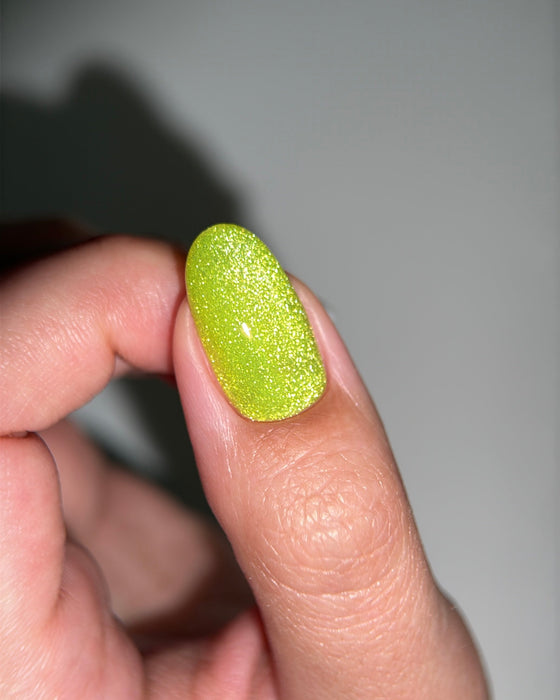 COLOR GEL POLISH CAT`S EYE "DNKa", 12 ml #0006 80`s