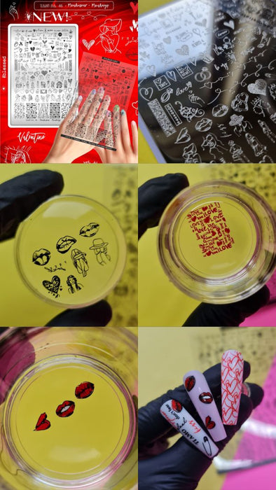 DEMO Taki Da 46 MONAMOUR  – Große Platte mit DEMO-BLATT - Ivaka Store