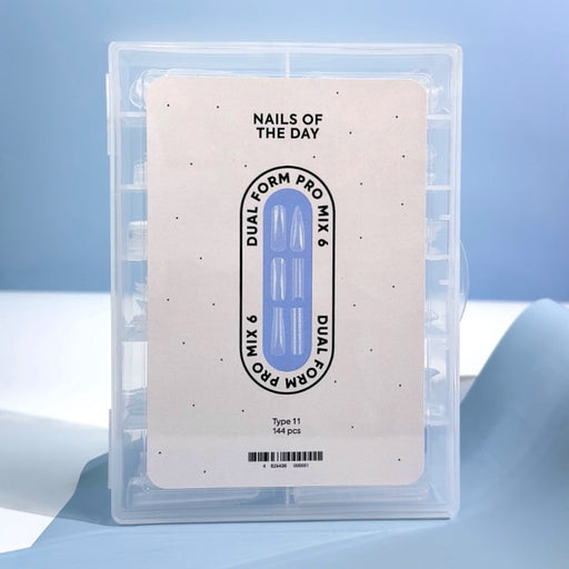 NAILSOFTHEDAY Dual Form Pro Mix 6 Set (Type 11), 144 pcs - Ivaka Store