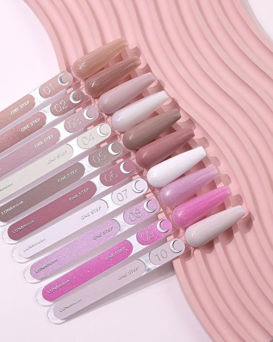 LUNAmoon One Step Gel-Lack für Pediküre nr1 8ml
