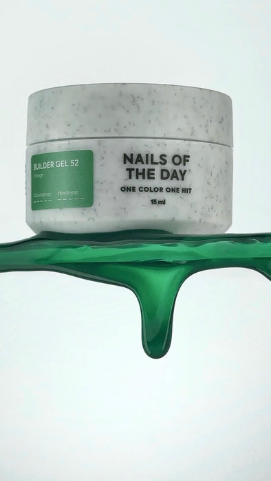 NAILSOFTHEDAY Builder gel 52 vitrage, 15 ml