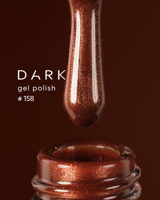 DARK Gel Polish 158, 10 ml - Ivaka Store