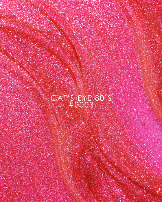 COLOR GEL POLISH CAT`S EYE "DNKa", 12 ml #0003 80`s
