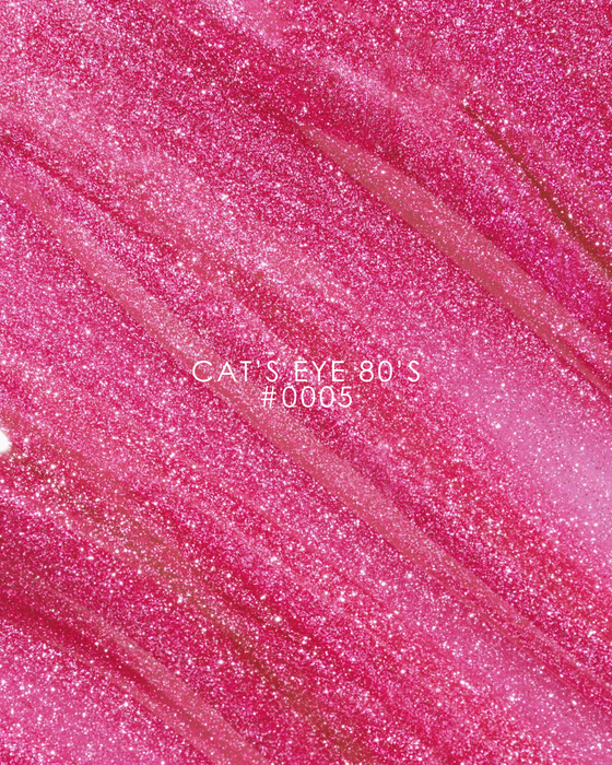 COLOR GEL POLISH CAT`S EYE "DNKa", 12 ml #0005 80`s