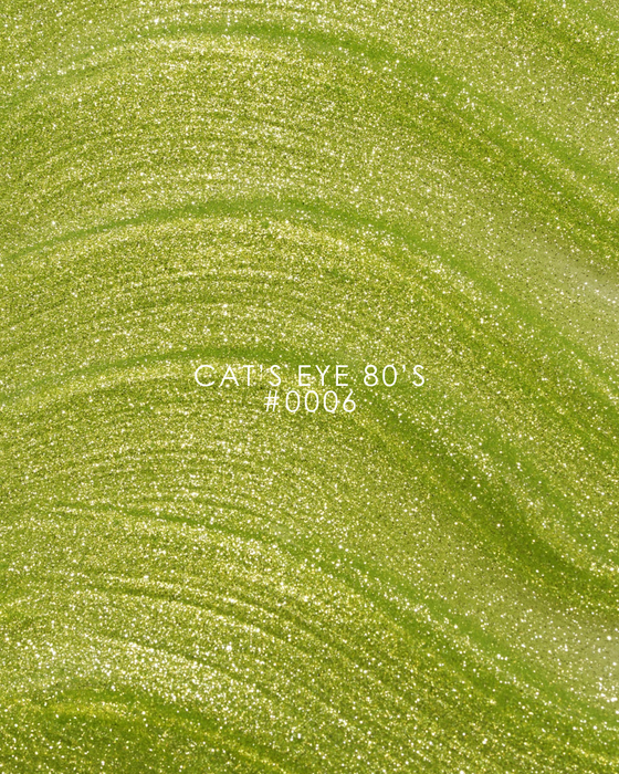 COLOR GEL POLISH CAT`S EYE "DNKa", 12 ml #0006 80`s