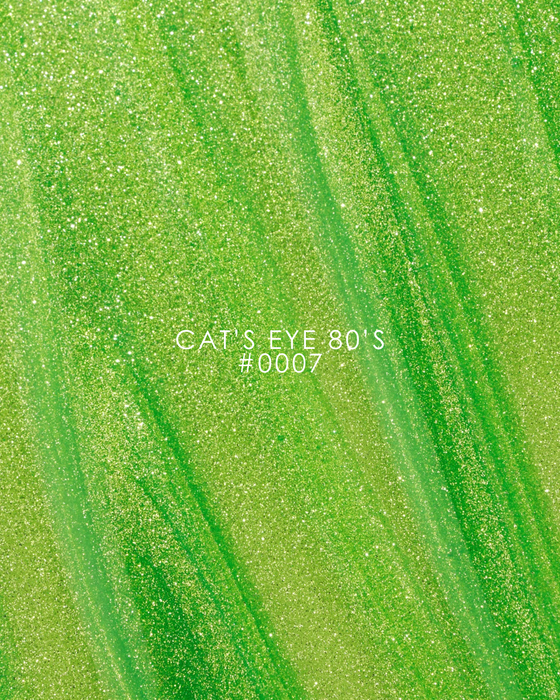 COLOR GEL POLISH CAT`S EYE "DNKa", 12 ml #0007 80`s