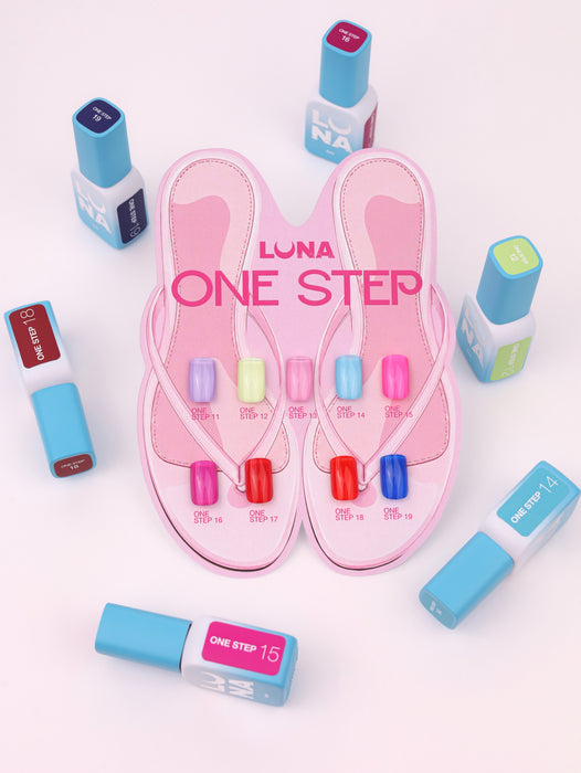 LUNAmoon One Step Gel-Lack für Pediküre nr15 8ml