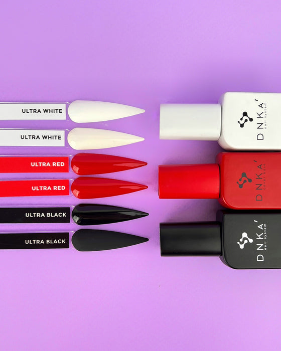 COLOR GEL POLISH "DNKa", 12 ml ULTRA RED - Ivaka Store