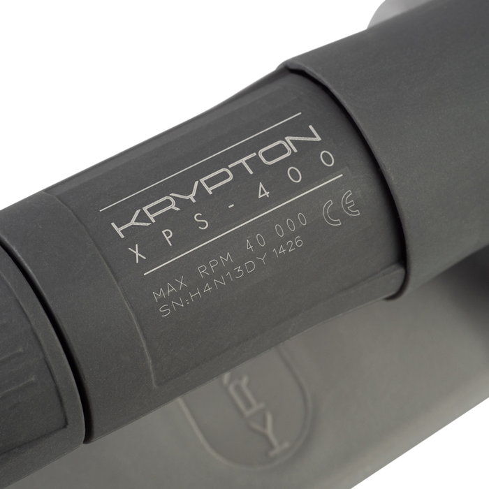 Nagelfräser KRYPTON XPS-400 WHITE/GRAY, 40,000 U/min - Ivaka Store