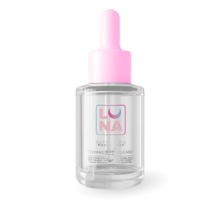Lunamoon Dry Nagelhautöl Erdbeere mit Sahne, 30 ml - Ivaka Store