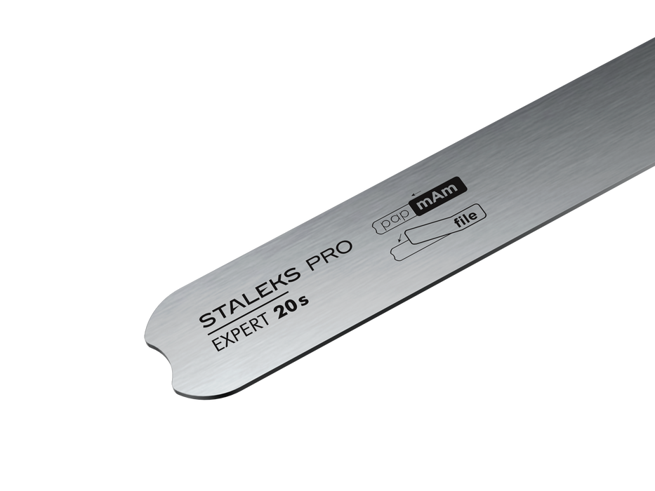 Wechselfeilen-Basis STALEKS EXPERT MBE-20S aus Edelstahl, gerade, kurz - Ivaka Store