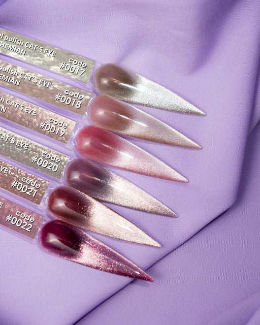 COLOR GEL POLISH "DNKa", 12 ml #0021 Cat's Eye - Ivaka Store