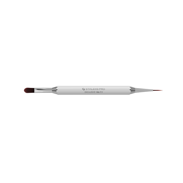 Doppelseitiger Pinsel EXCLUSIVE NBX-06/11 für Gel 11 mm / liner 12 mm
