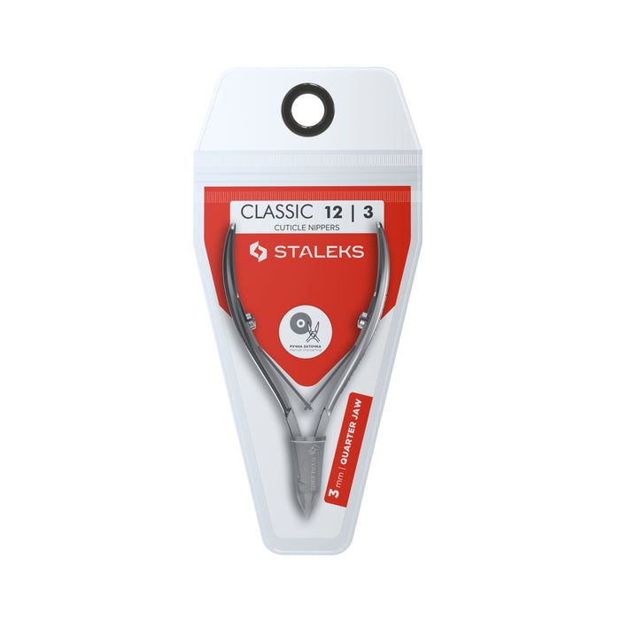 Nagelhautzange STALEKS Classic NC-12, Edelstahl, diverse Klingenlängen - Ivaka Store