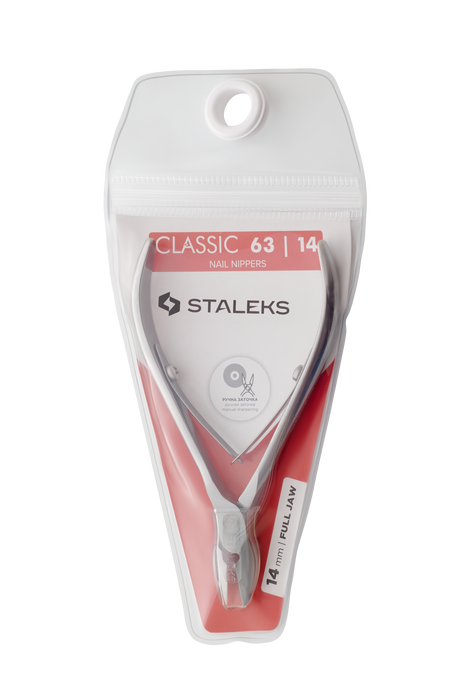 Starke Nagelzange STALEKS Classic NC-63-14, Edelstahl, Klingenlänge 14 mm - Ivaka Store