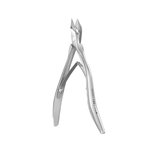 Nagelhautzange STALEKS EXPERT NE-100-7, Edelstahl, schmale Klinge, Klingenlänge 7 mm - Ivaka Store