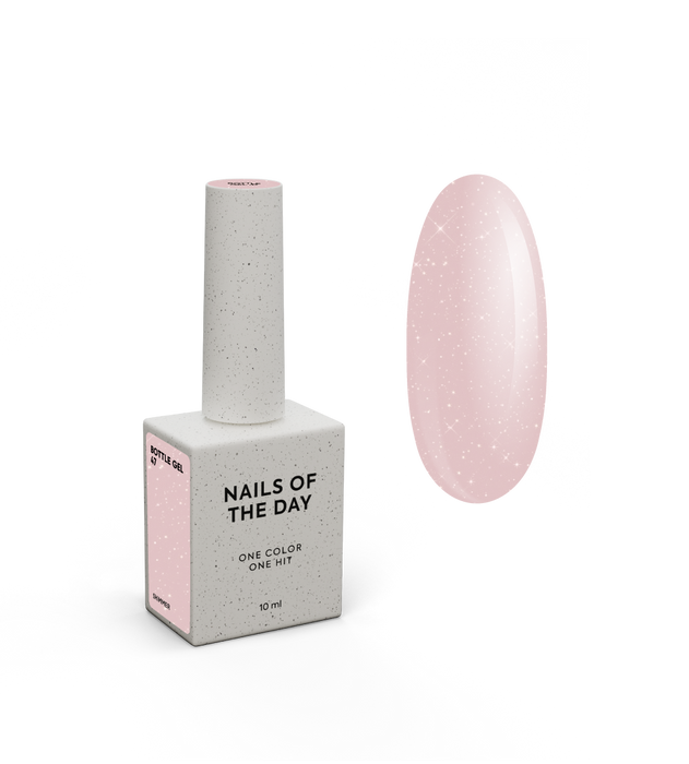 NAILSOFTHEDAY Bottle gel 47 shimmer, 10 ml - Ivaka Store