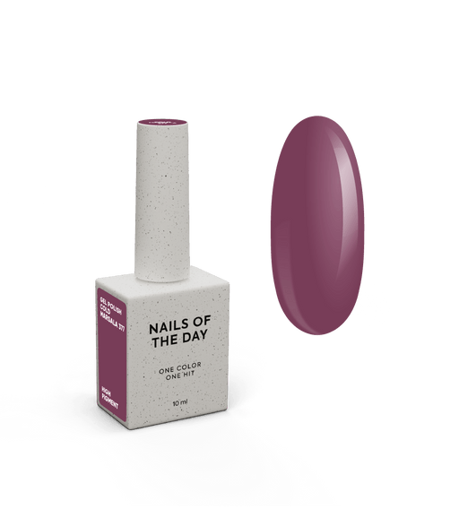 Gel Polish NAILSOFTHEDAY Let's special Cold Marsala-377, 10 ml - Ivaka Store