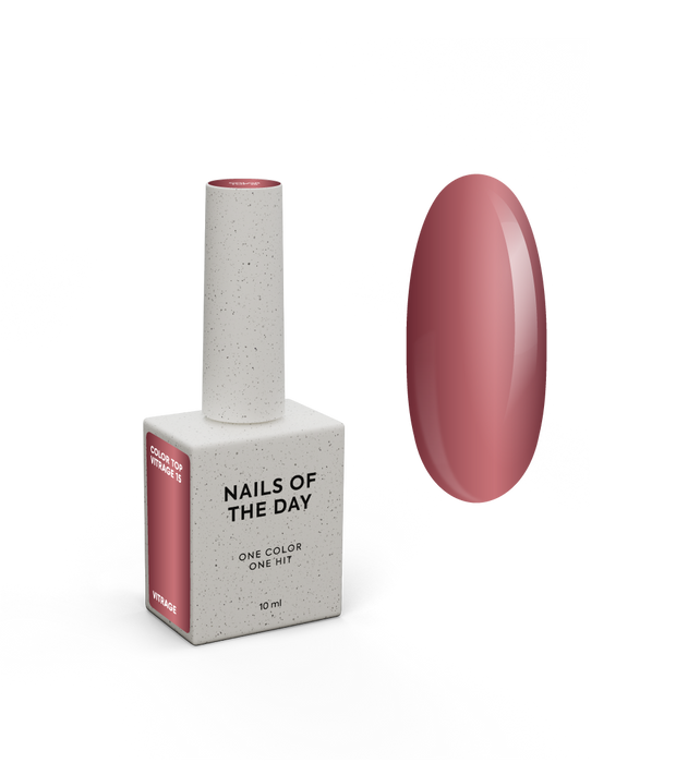 NAILSOFTHEDAY Color top/Vitrage 15, 10 ml - Ivaka Store