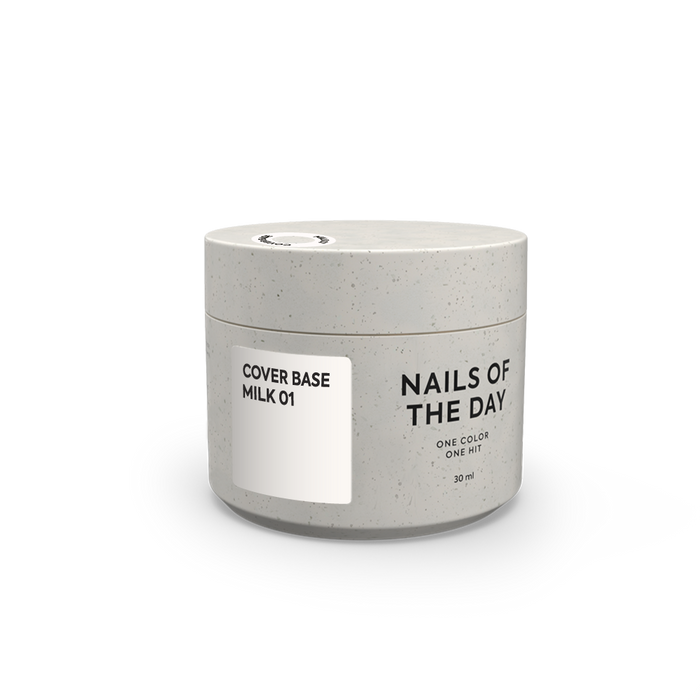 NAILSOFTHEDAY Cover base milk 01 - NEW Formula (10-30 ml) - Ivaka Store