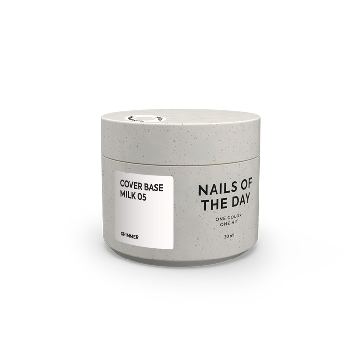 Nailsoftheday Cover base NEW Formula milk shimmer 05, 10 ml - Ivaka Store