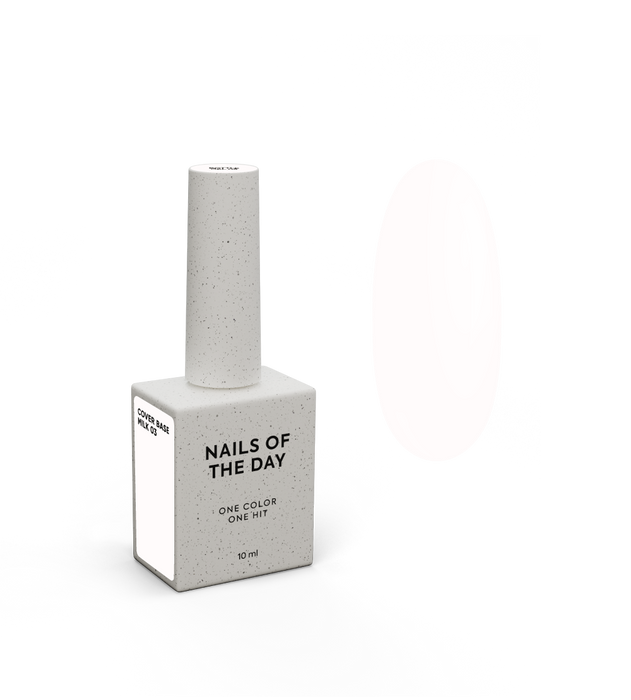 NAILSOFTHEDAY Cover base milk 03 - NEW Formula - Ivaka Store