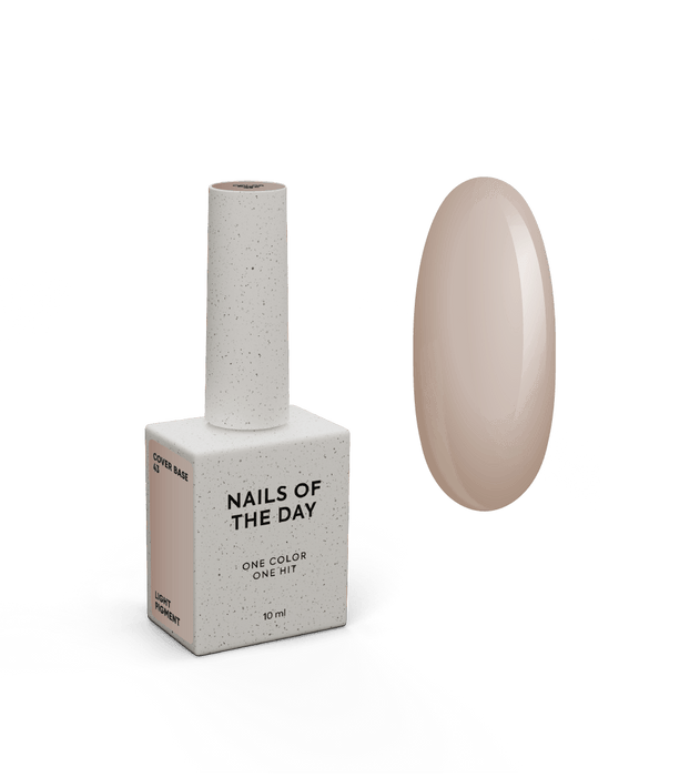 NAILSOFTHEDAY Cover basе 43 light pigment, 10 ml - Ivaka Store