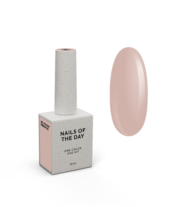 NAILSOFTHEDAY Gel Polish French 02, 10 ml - Ivaka Store