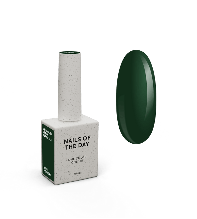 Gel Polish NAILSOFTHEDAY Let's special Green glass-353, 10 ml - Ivaka Store