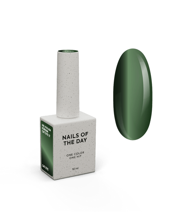 Gel Polish NAILSOFTHEDAY Korean cat eye 17, 10 ml - Ivaka Store