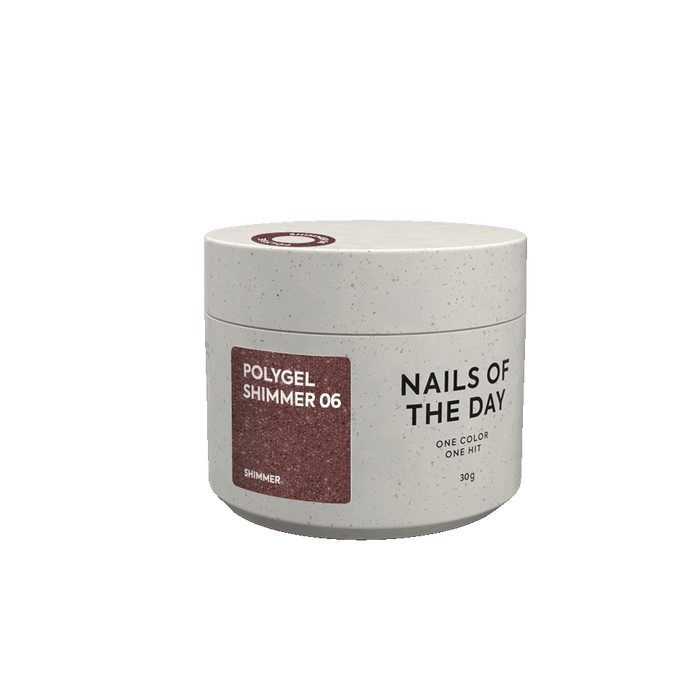 NAILSOFTHEDAY Polygel shimmer 06, 30 g - Ivaka Store