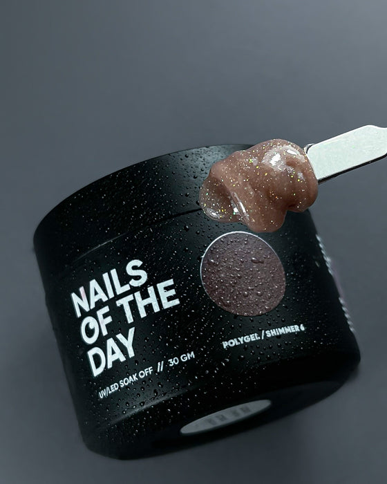 NAILSOFTHEDAY Polygel shimmer 06, 30 g - Ivaka Store