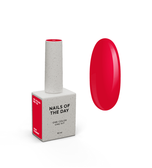 NAILSOFTHEDAY Gel polish Red-125, 10 ml - Ivaka Store