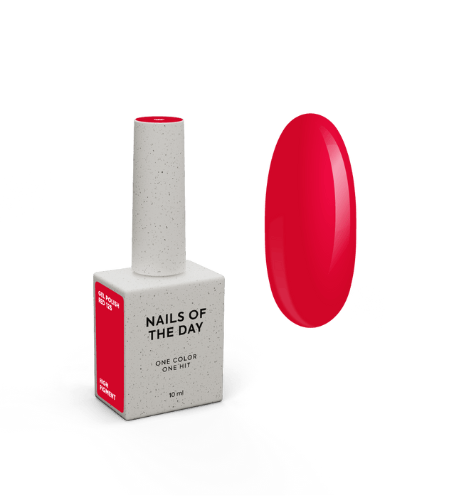 NAILSOFTHEDAY Gel polish Red-125, 10 ml - Ivaka Store