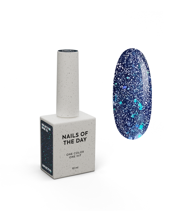 NAILSOFTHEDAY, NAILSOFTHENIGHT Reflective base 02, 10 ml - Ivaka Store