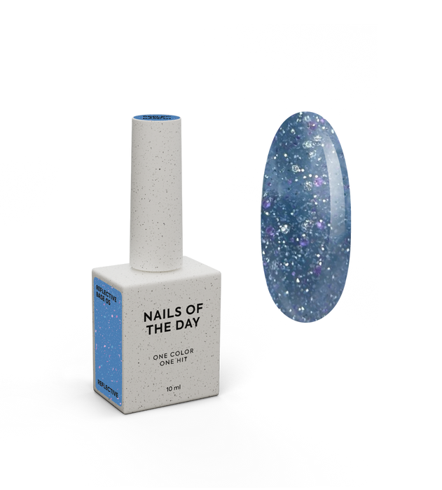NAILSOFTHEDAY, NAILSOFTHENIGHT Reflective base 05, 10 ml - Ivaka Store