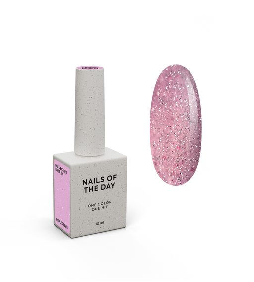 NAILSOFTHEDAY, NAILSOFTHENIGHT Reflective base 06, 10 ml - Ivaka Store